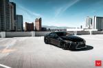 Lexus LC500 Obsidian on Vossen Wheels (HF-2) 2019 года